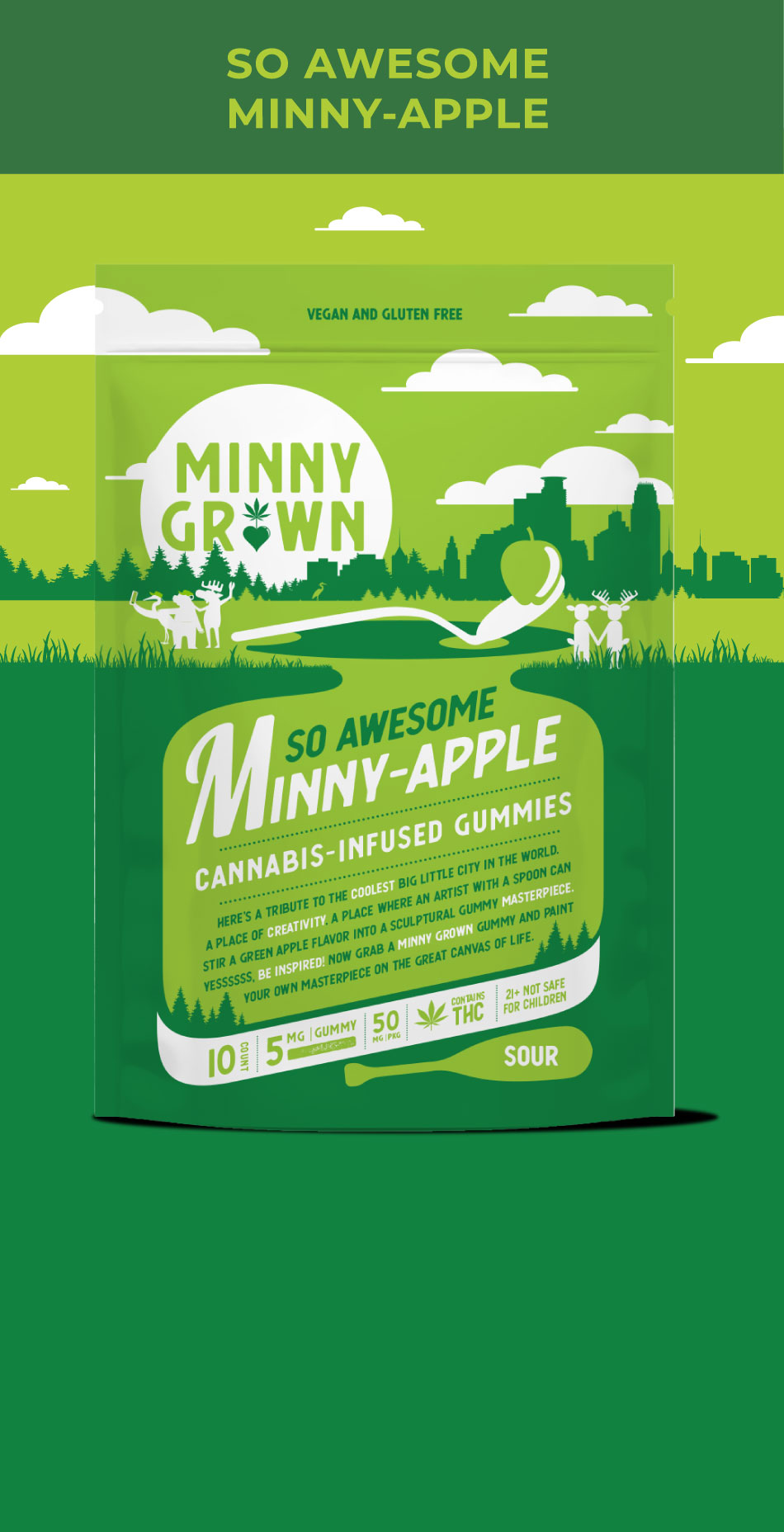 Featured image for “THC Gummies – Minny Apple”