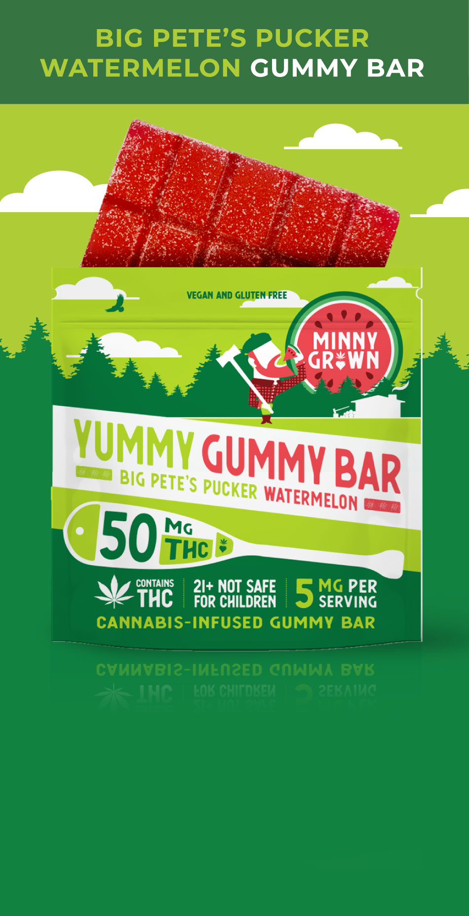 Featured image for “Yummy Gummy Bar – Watermelon”
