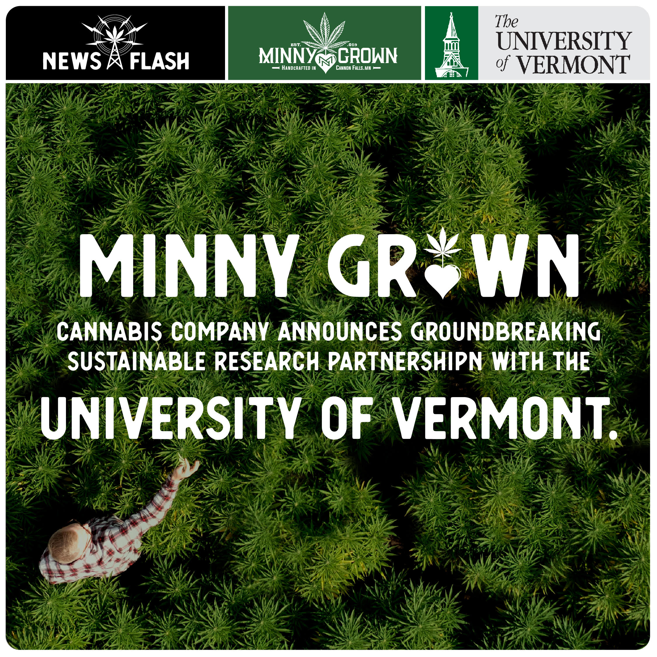 Featured image for “Minny Grown Announces Sustainable Agriculture Research Partnership with the University of Vermont”