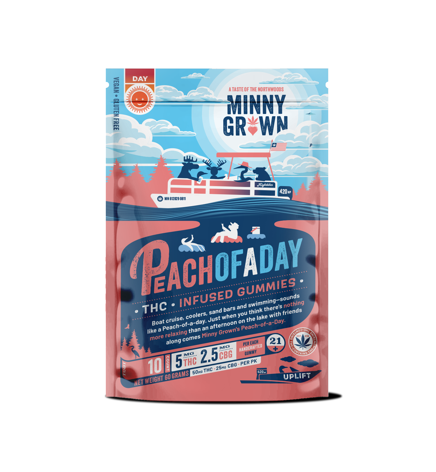 Featured image for “THC Gummies - Peach of a Day”
