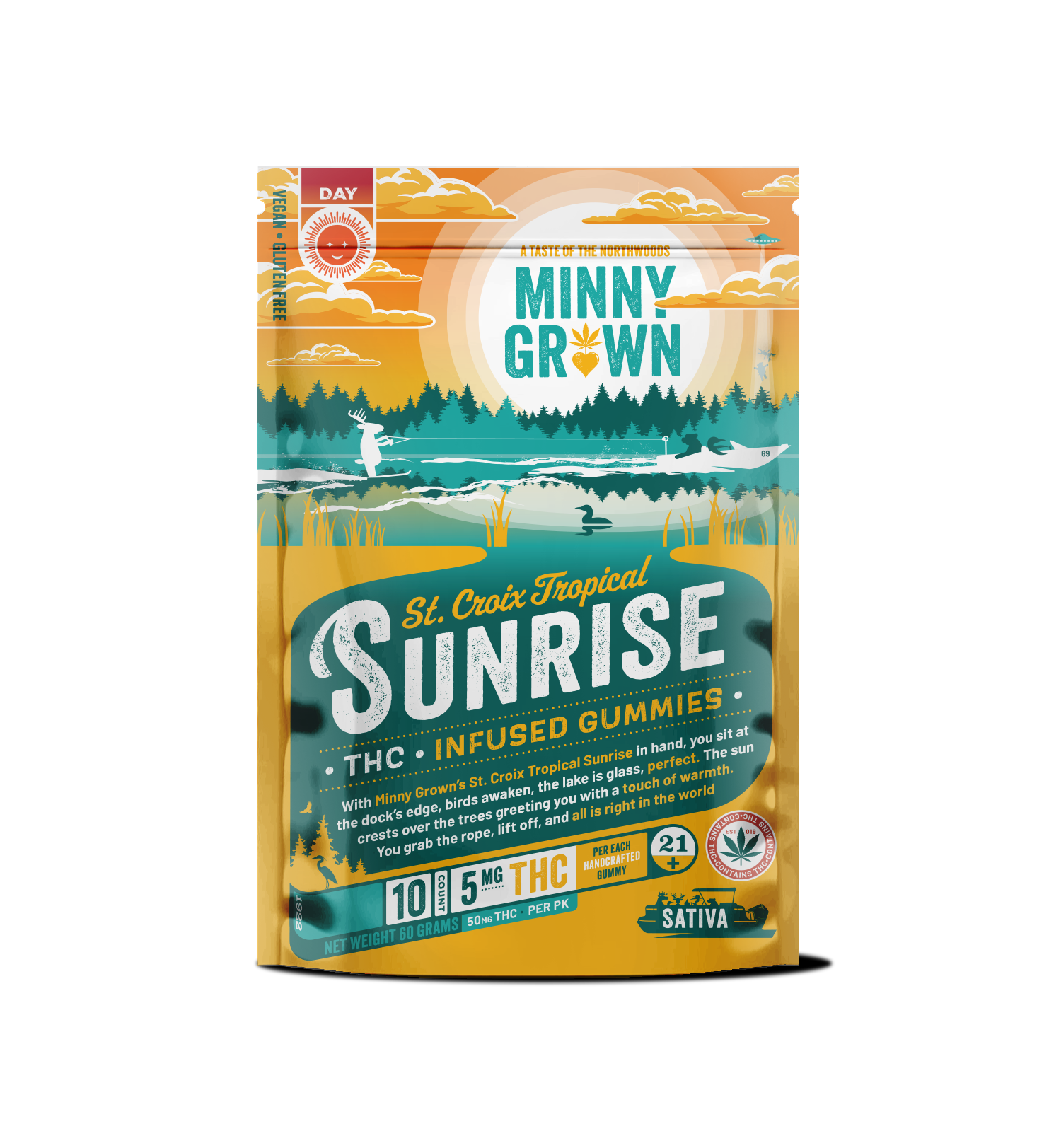 Featured image for “THC Gummies - St. Croix Tropical Sunrise Sativa”
