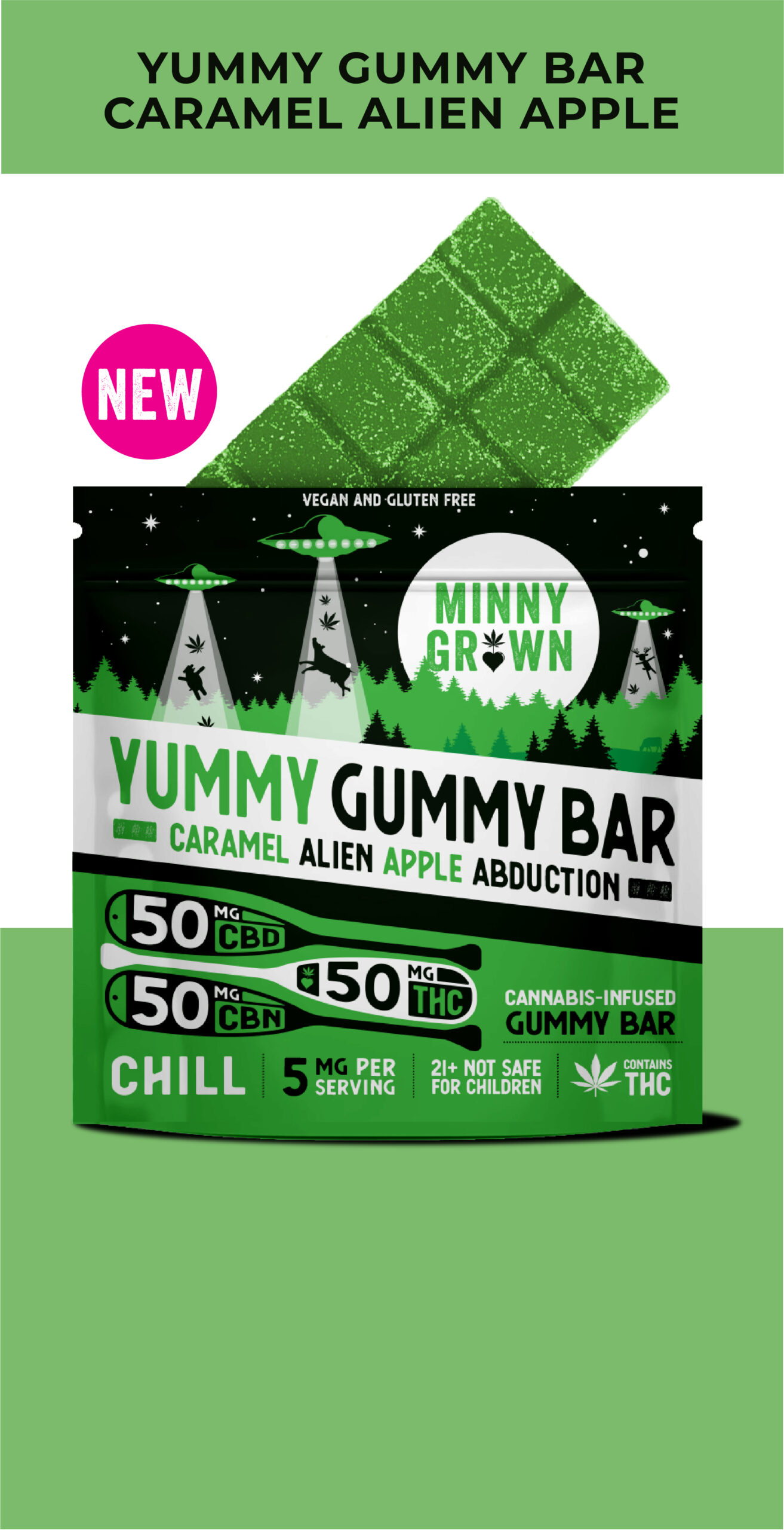 Featured image for “Gummy Bar – Caramel Apple”