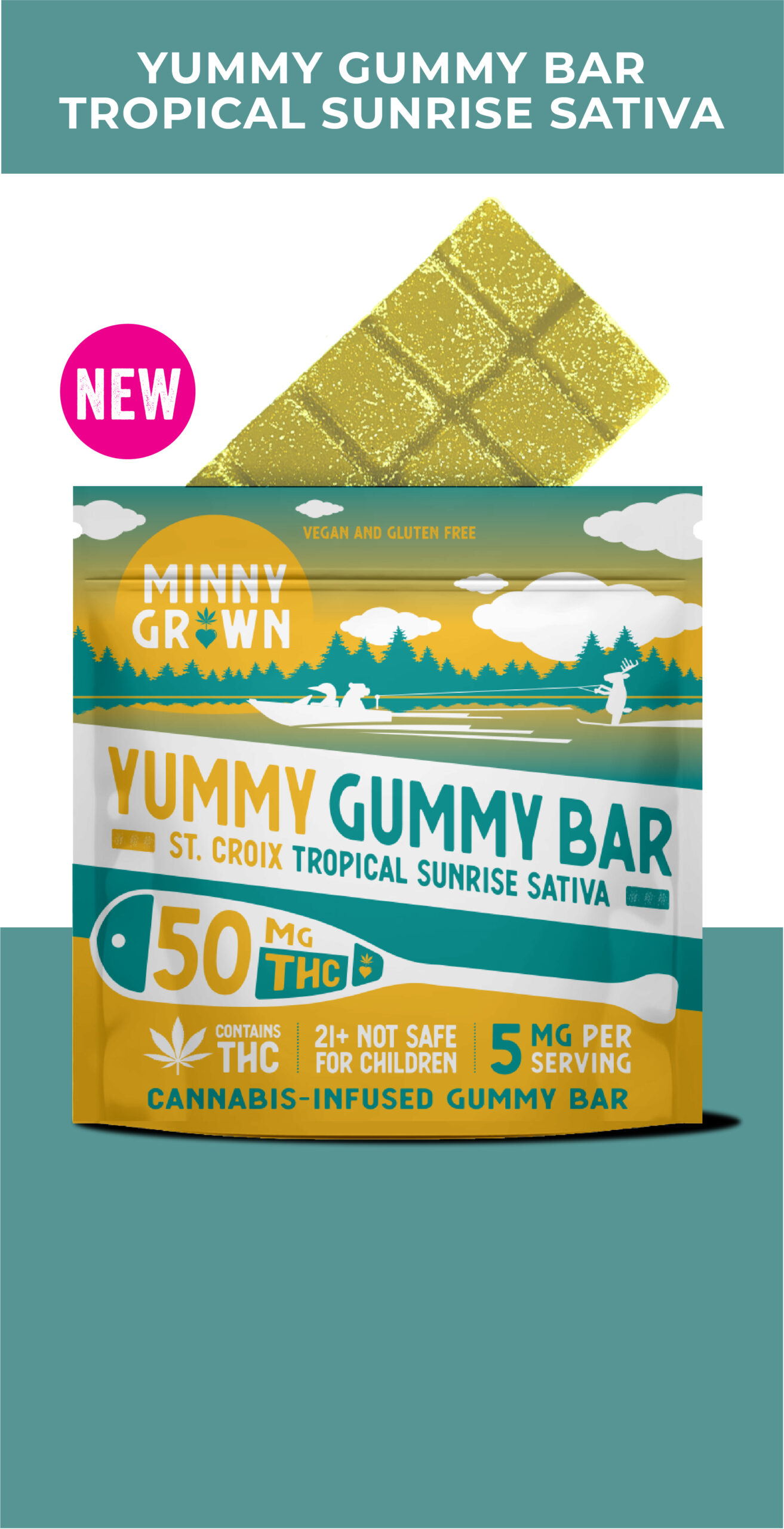 Featured image for “Gummy Bar – Tropical Sativa”