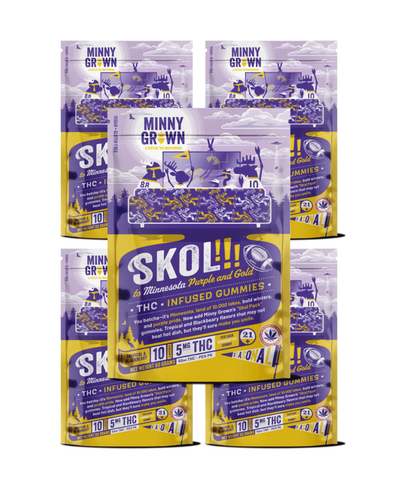 THC Gummies - SKOL 5-Pack Bundle